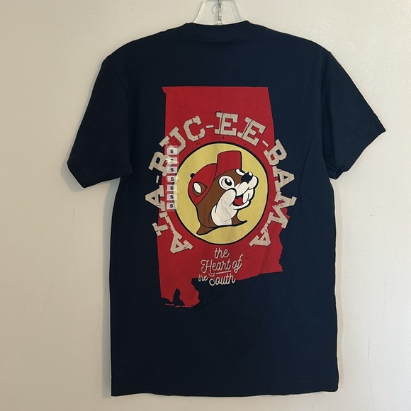 Buc-ee’s Other - NWT Buc-ee’s Alabama The Heart of the South Navy Blue T-Shirt Size Small